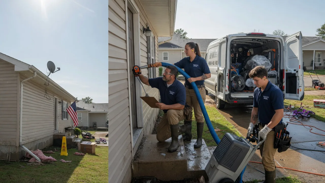 Ceiling Water Damage Restoration in Clarendon, TX near me